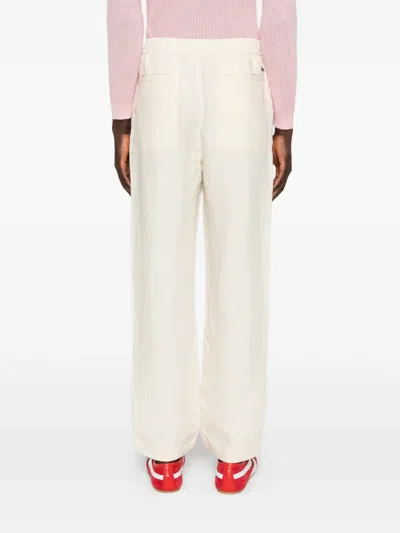 Lacoste Elasticated Trousers In Neutral