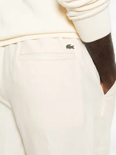 Lacoste Elasticated Trousers In Neutral