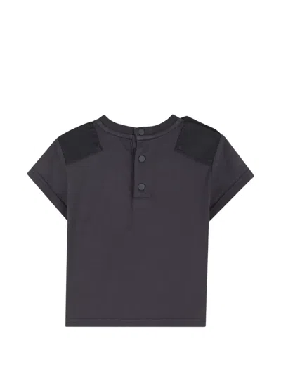 Givenchy Button-detail T-shirt In Black