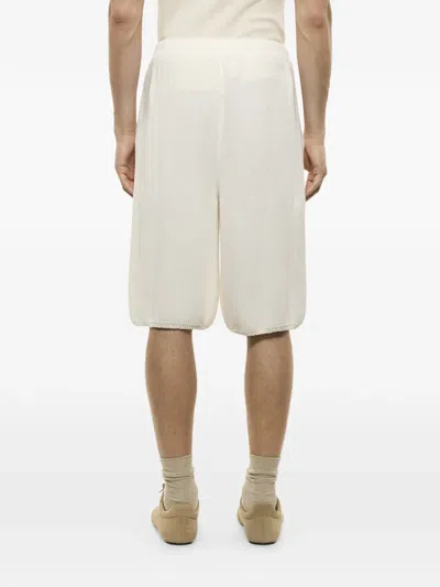 Laneus Knitted Drawstring Shorts In Neutral