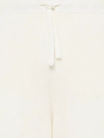 Laneus Knitted Drawstring Shorts In Neutral