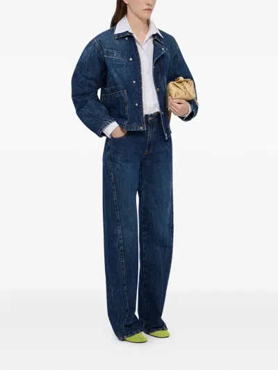 Msgm Pocket Jeans In Blue