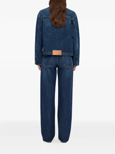 Msgm Pocket Jeans In Blue