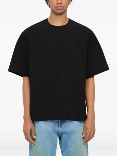 Msgm Logo T-shirt In Black