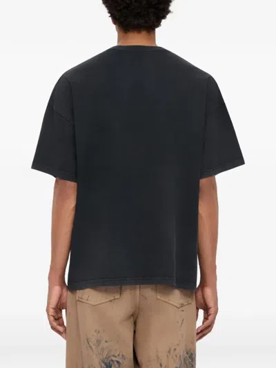 Msgm Graphic-print T-shirt In Black