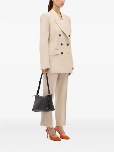 Msgm Pocket Trousers In Neutral