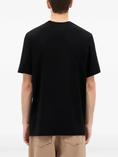 Msgm Graphic-print T-shirt In Black