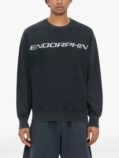 Msgm Round-neck Sweatshirt In Gray