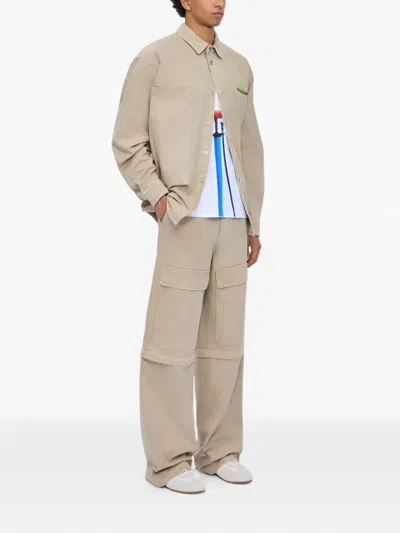 Msgm Graphic-print T-shirt In Blue