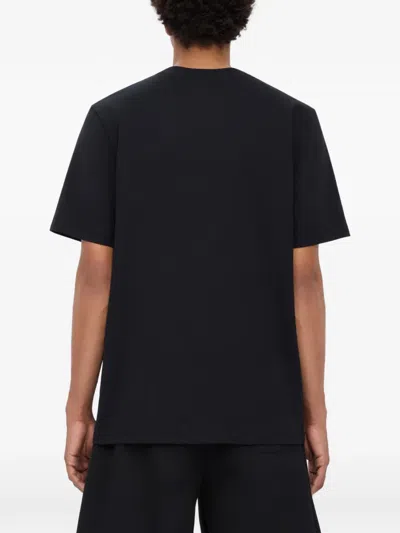 Msgm Graphic T-shirt In Black