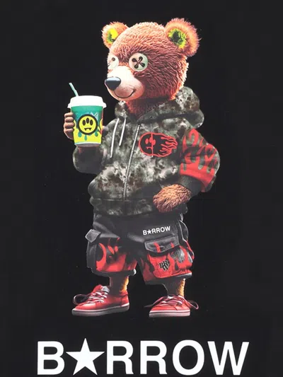 Barrow Printed T-shirt In Black