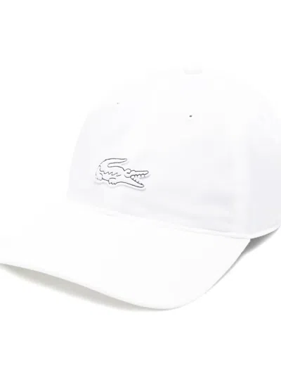 Lacoste Logo Cap In White