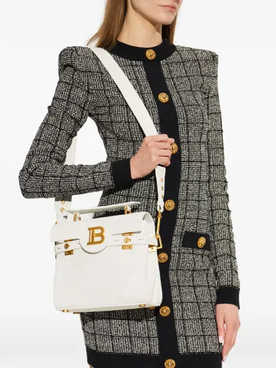 Balmain 23 B-buzz Tote Bag In Pink