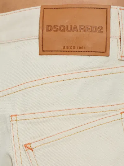 Dsquared2 Stitching Shorts In Neutral