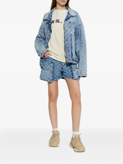 Dsquared2 Embroidered T-shirt In Neutral