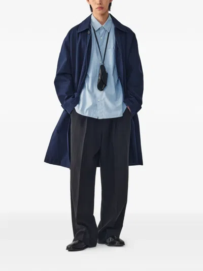 Tomboy Buttoned Coat In Blue