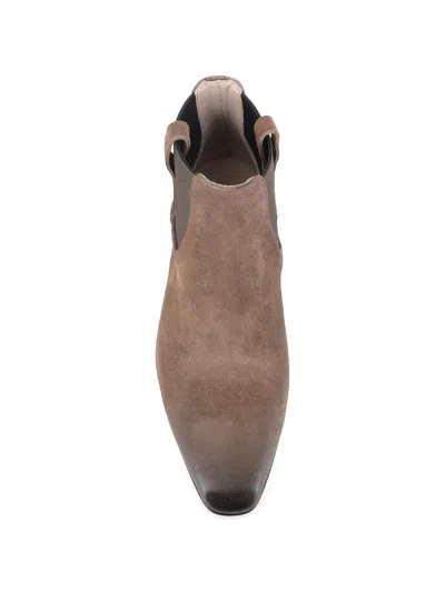 Pantanetti Pull-on Leather Boots In Brown