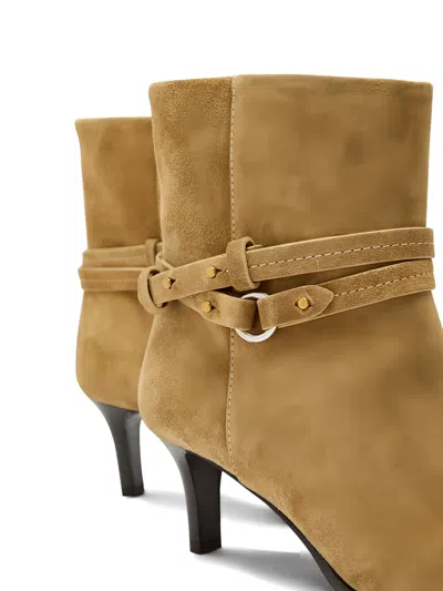 Isabel Marant Meyli Strap Ankle Boots In Multi