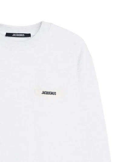 Jacquemus Logo-patch Sweatshirt In White