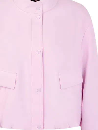 Marccain Patch Pocket Jacket In Pink