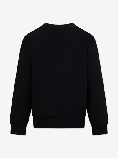 Jordan Boys Brooklyn Fleece Essential Crew Sweatshirt In Black