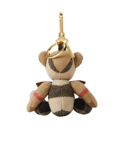 Burberry Is Thomas Check Keyring In Brown