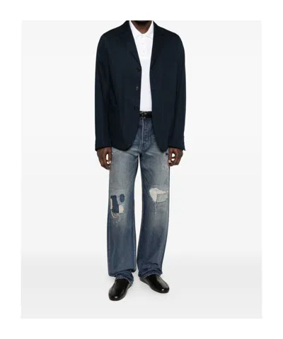 Givenchy Cotton Blazer In Black