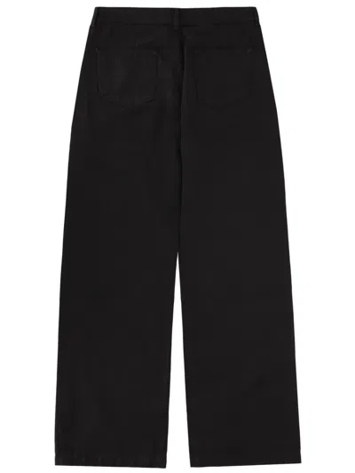 Drkshdw Black Cotton Geth Jeans In Black