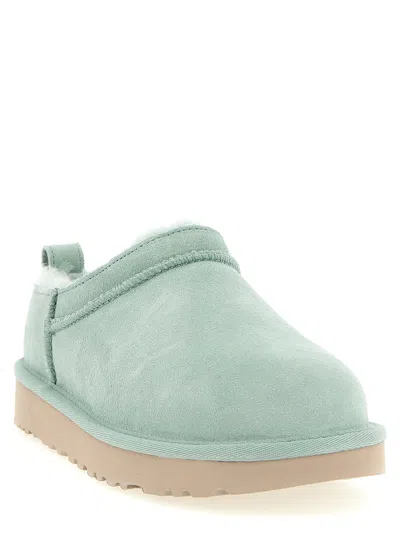 Ugg Classic Micro Ankle Boots In Green