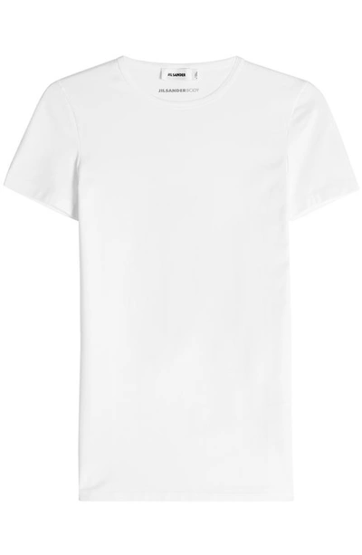 Jil Sander White Open Back T-shirt