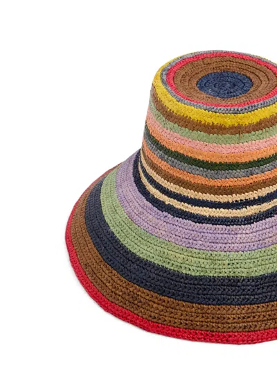 Dsquared2 Striped Sun Hat In Multi