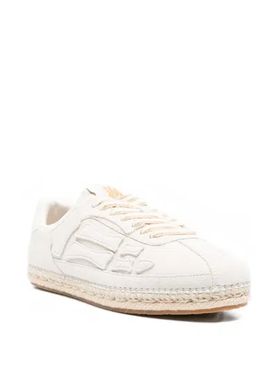 Amiri Off-white Pacific Bones Espadrilles In White