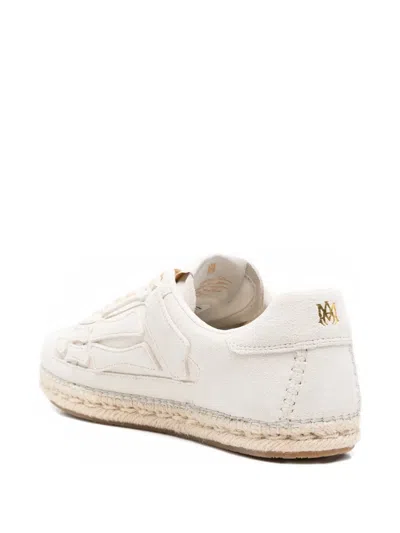 Amiri Off-white Pacific Bones Espadrilles In White