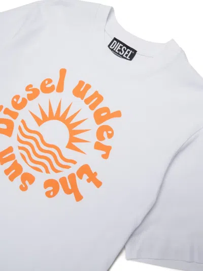 Diesel Printed T-shirt In Blue