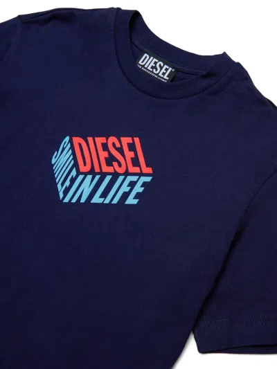 Diesel Logo-print T-shirt In Black