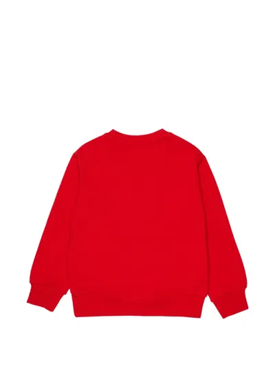 Diesel Logo-print Sweatshirt In Red