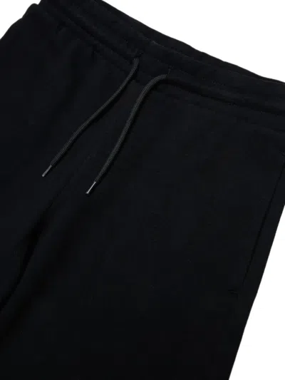 Diesel Drawstring Track Shorts In Black