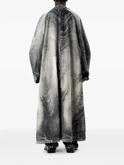 Camperlab Printed Coat In Gray