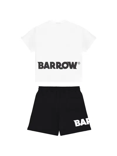 Barrow Logo-detail Shorts Set In Multi