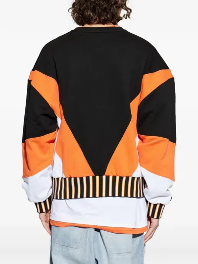 Pdf Striped Graphic-print Sweatshirt In Multi
