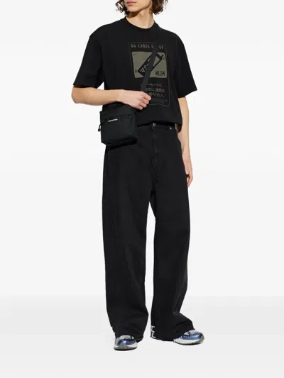 44 Label Group Graphic T-shirt In Black