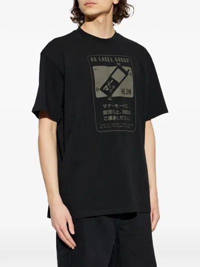 44 Label Group Graphic T-shirt In Black