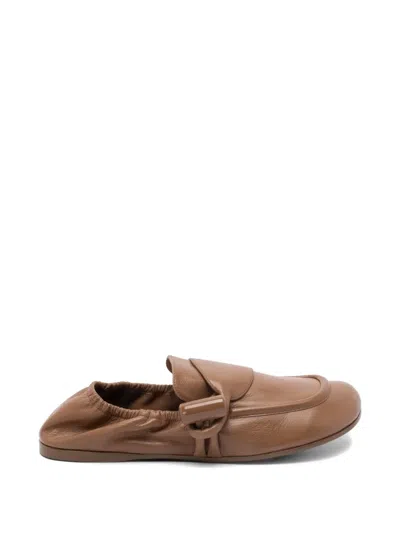 Loewe Toggle Loafers In Brown
