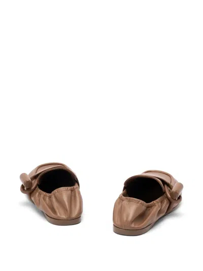 Loewe Toggle Loafers In Brown