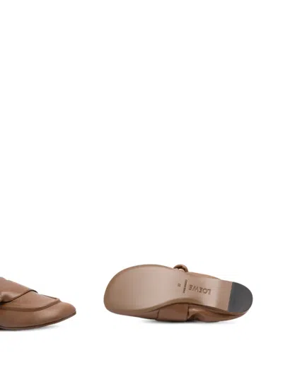Loewe Toggle Loafers In Brown