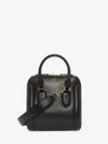 Alexander Mcqueen Medium Heroine Leather Satchel - Black