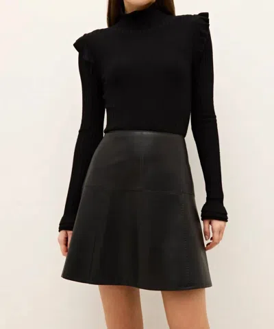 Marie Oliver Crawford Panelled Skirt In Black