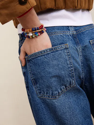 Baublebar Bold Type Bracelet Set In Multi