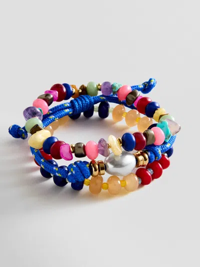 Baublebar Bold Type Bracelet Set In Multi