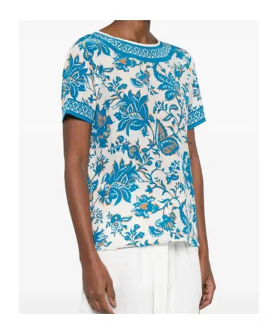 Etro Pattern-printed Short-sleeved Top In Multi